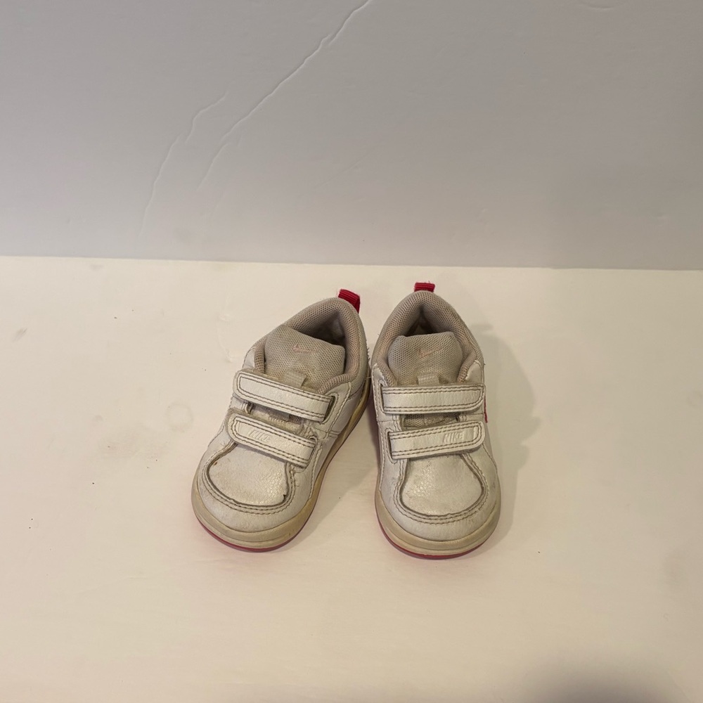 Nike Baby White and Red Sneakers